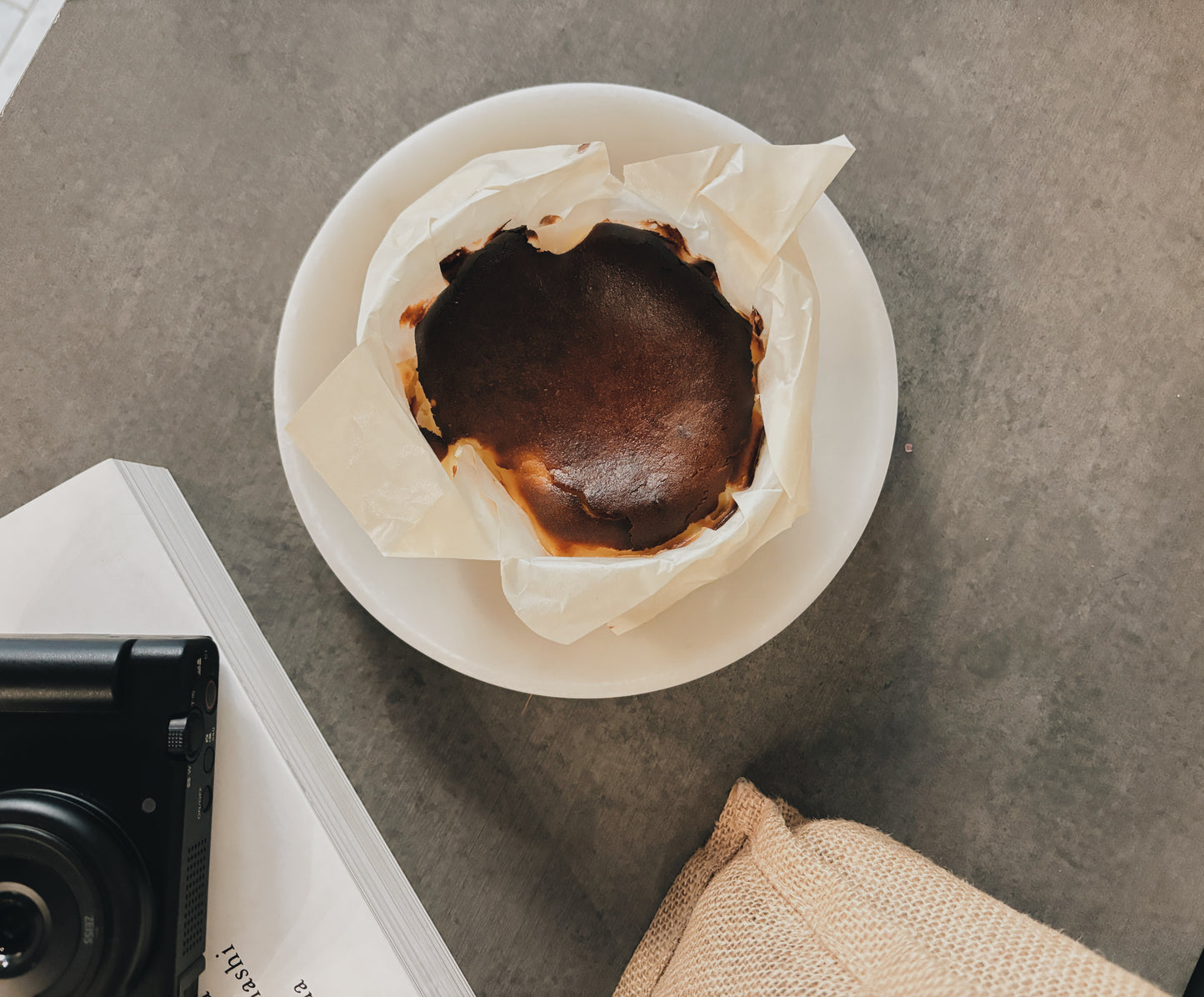 Gluten-free Burned Basque Cheesecake