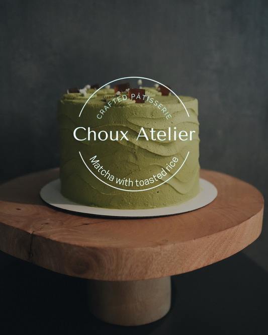 Matcha and toasted rice