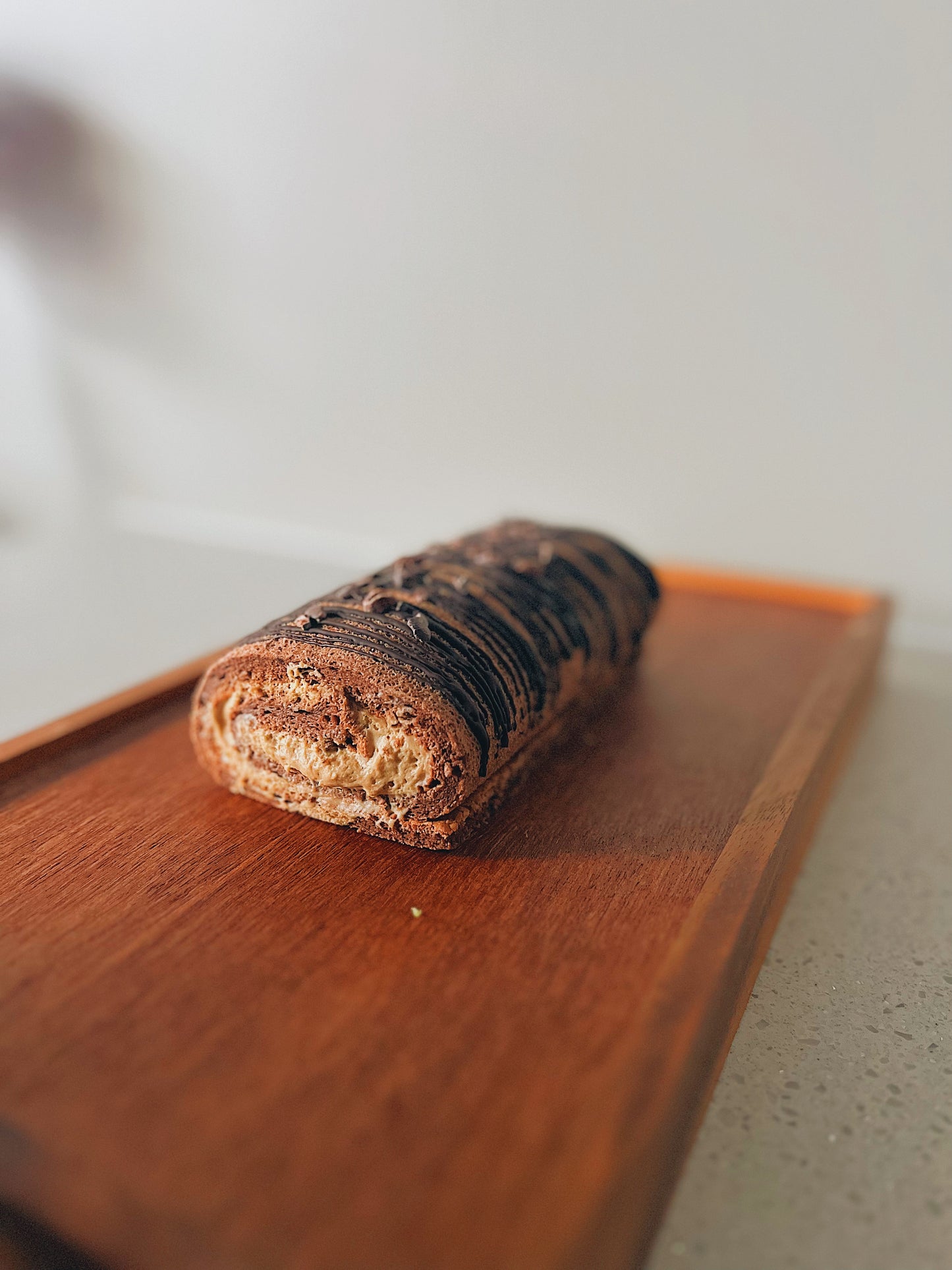 Chocolate - Vietnamese Coffee Roll Cake