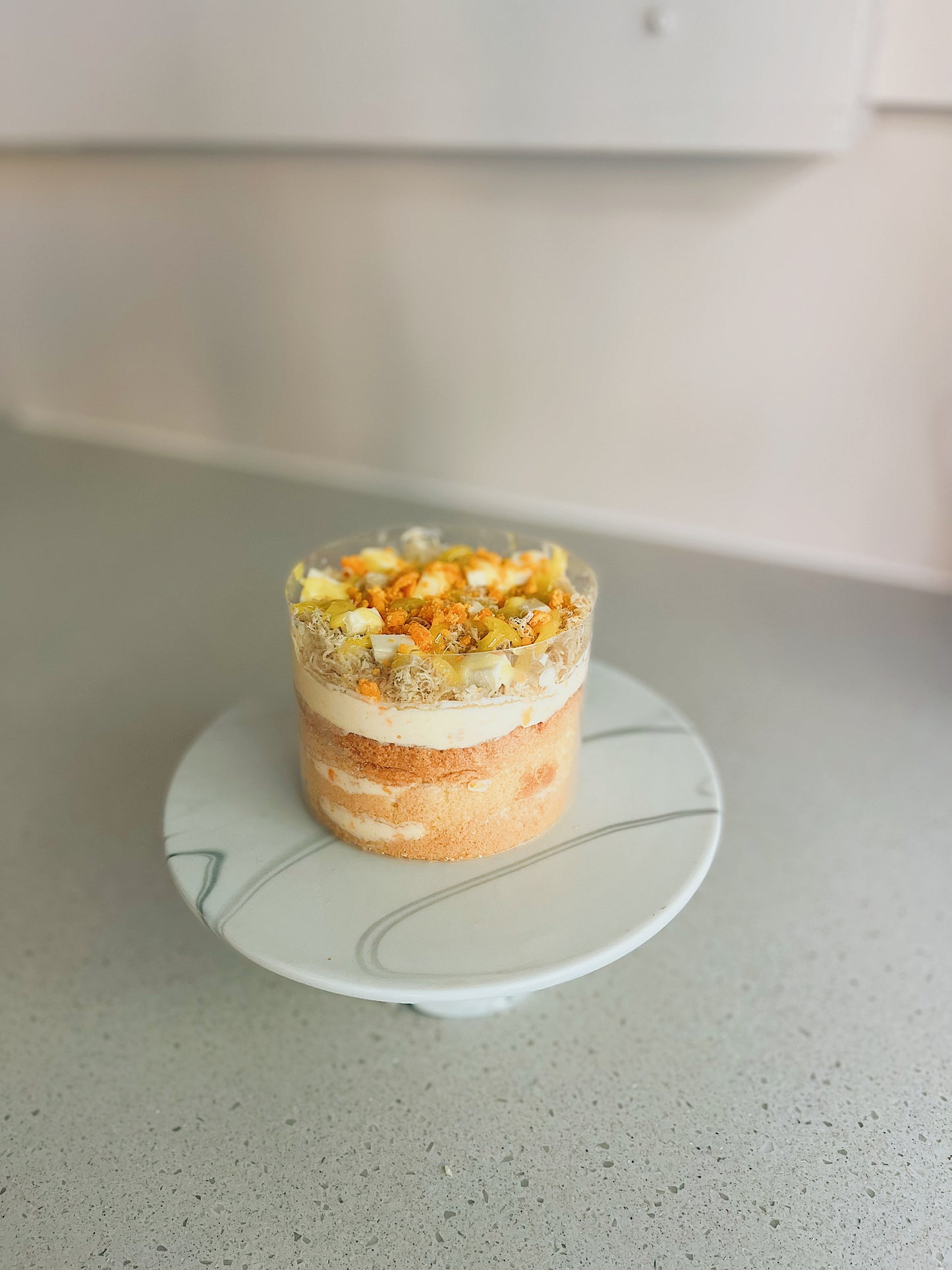 Salted Egg Sponge Cake