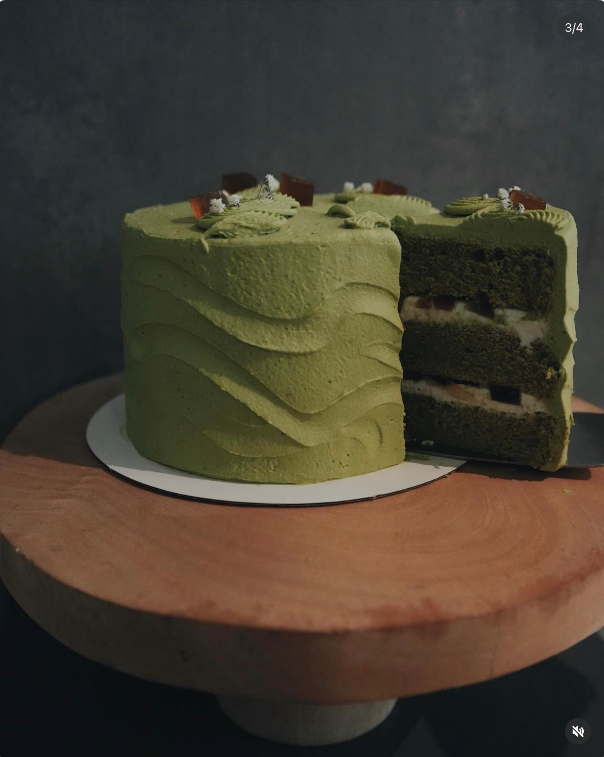 Matcha and toasted rice